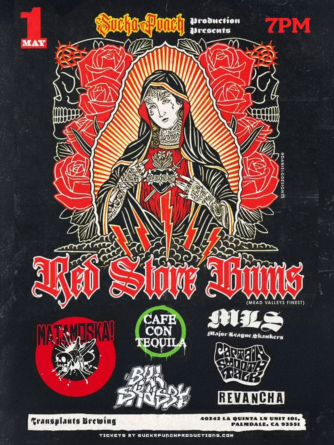 Event poster for concert