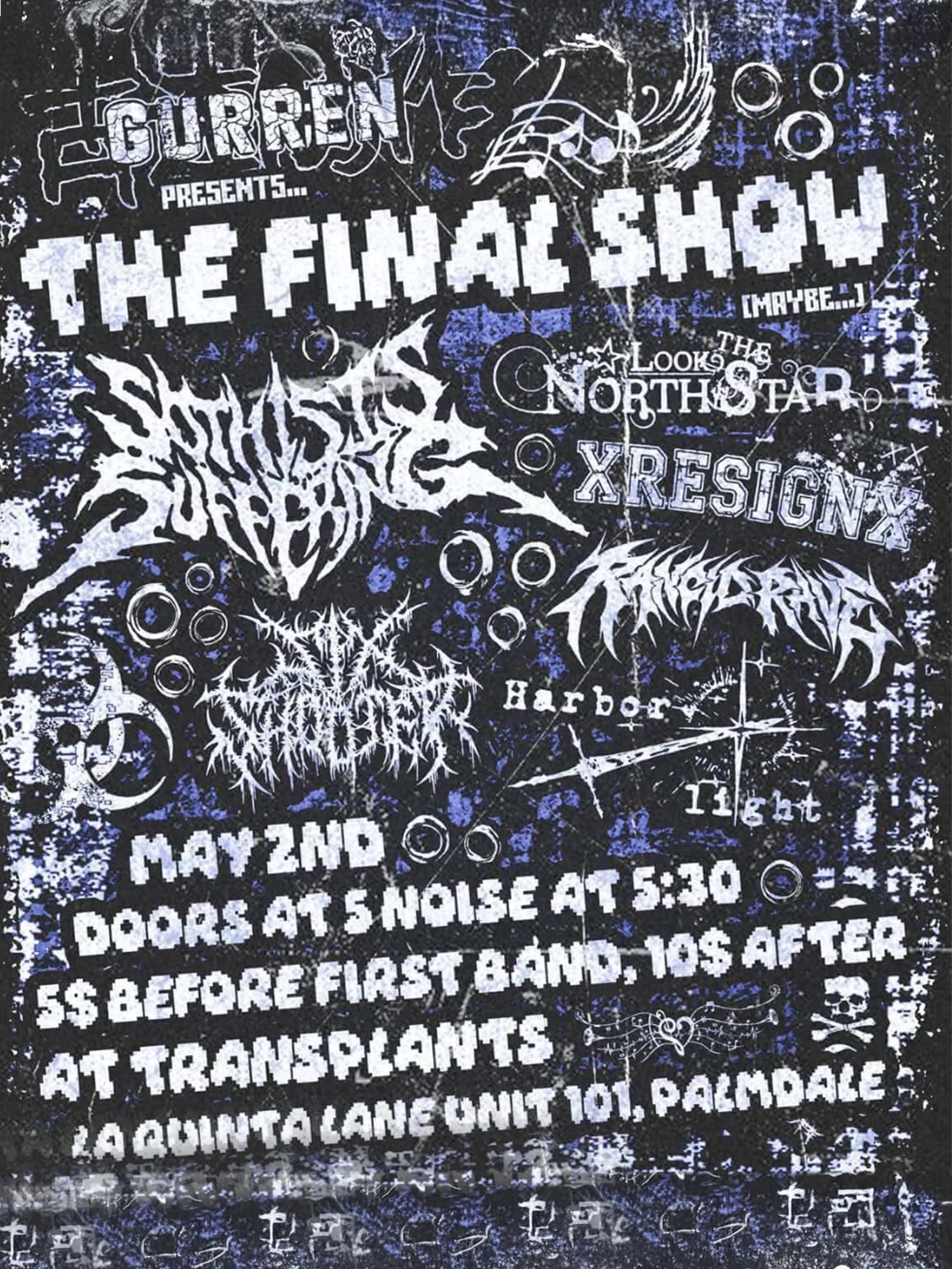 Event poster for concert