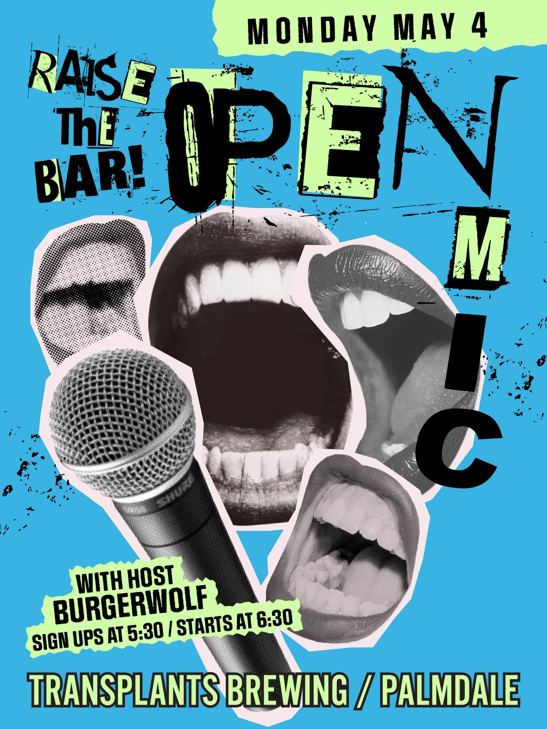 Event poster for concert