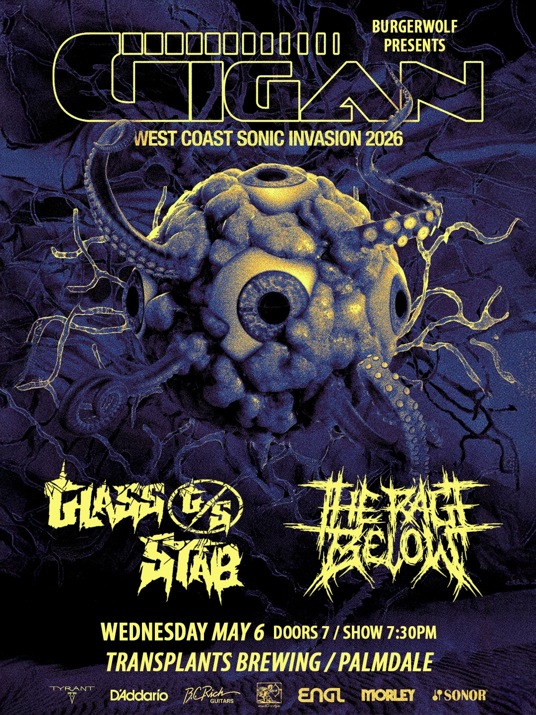 Event poster for concert