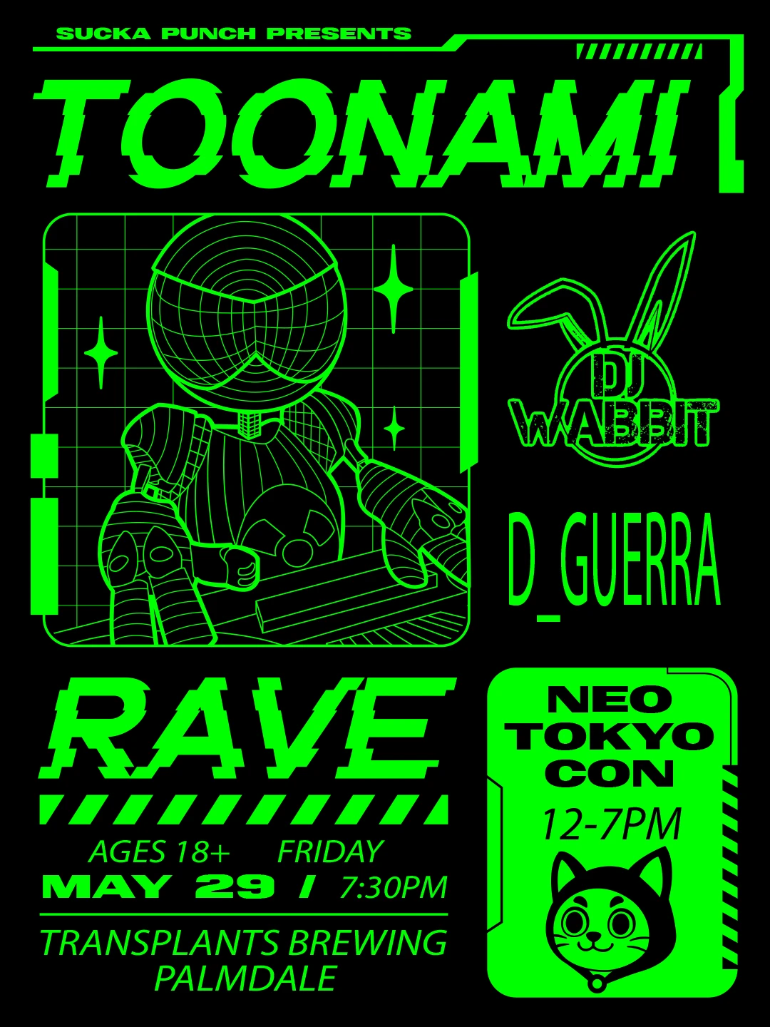 Event poster for dj