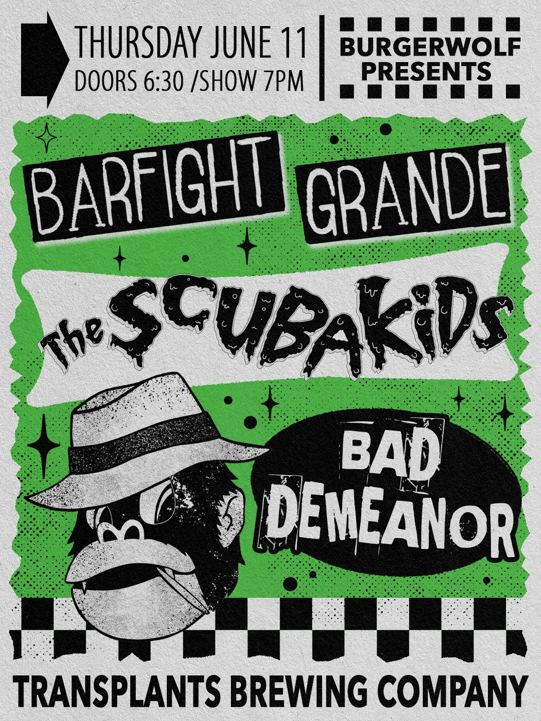 Event poster for concert