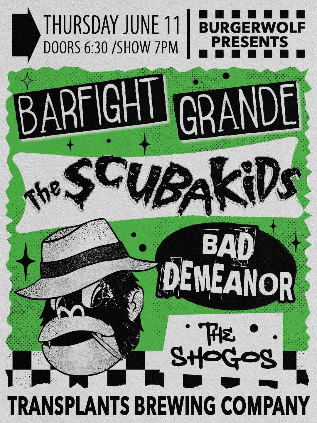 Event poster for concert