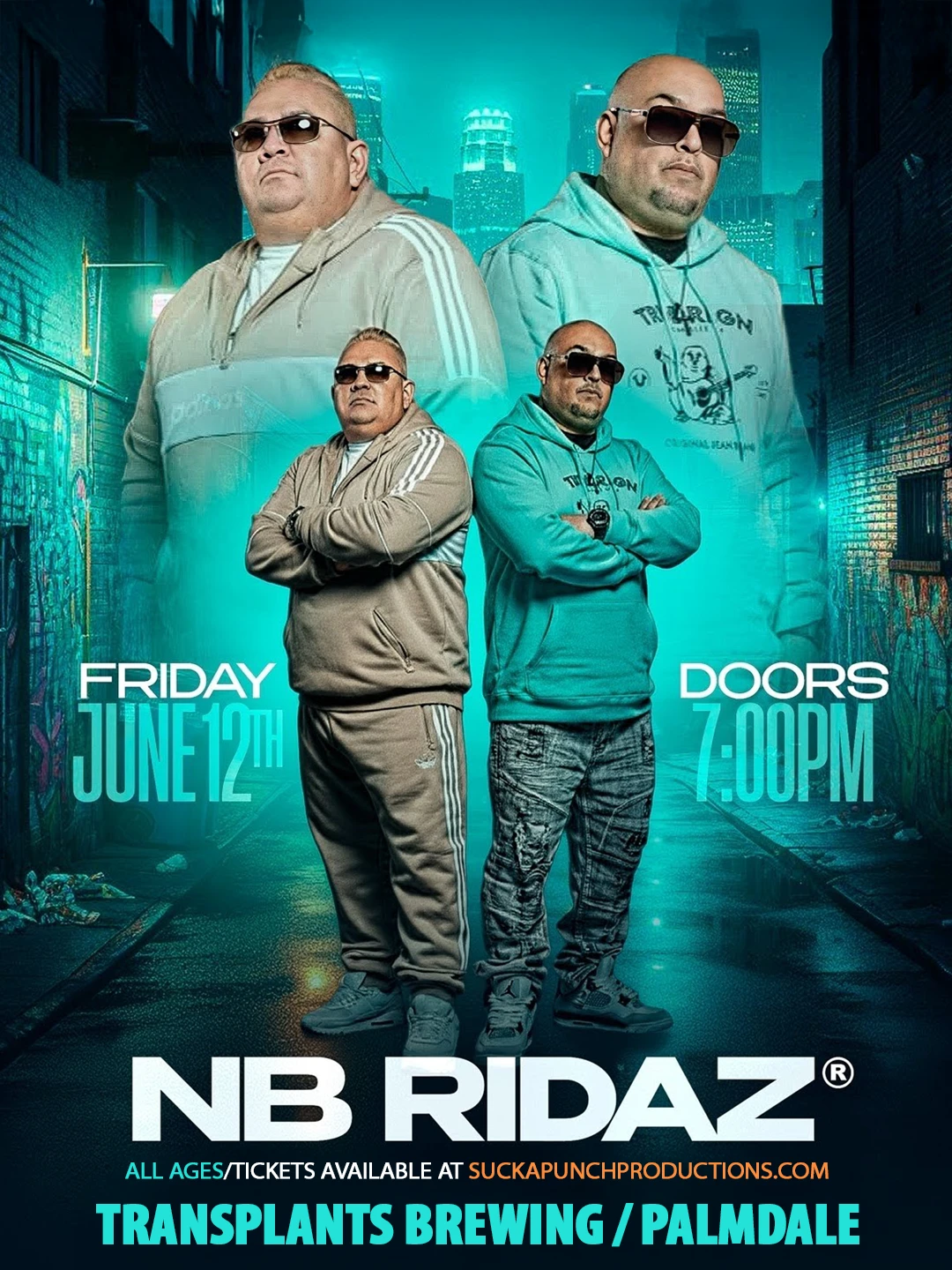 Event poster for concert