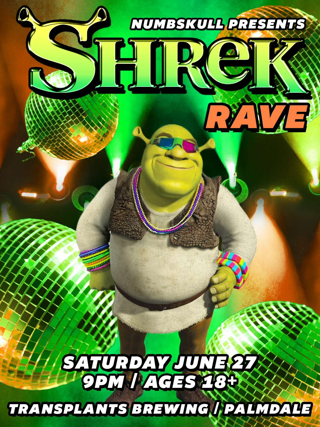 Event poster for dj