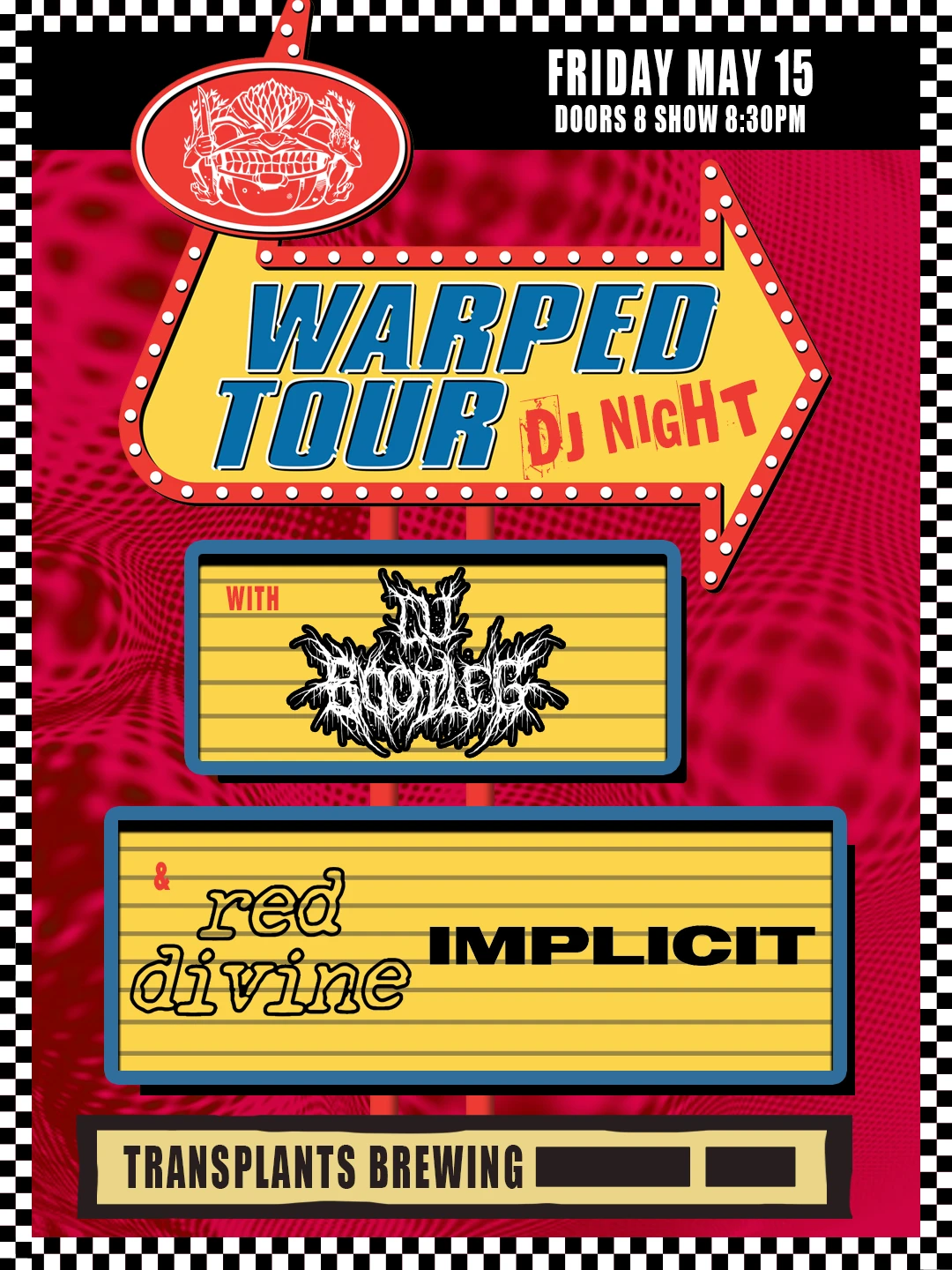 Event poster for dj