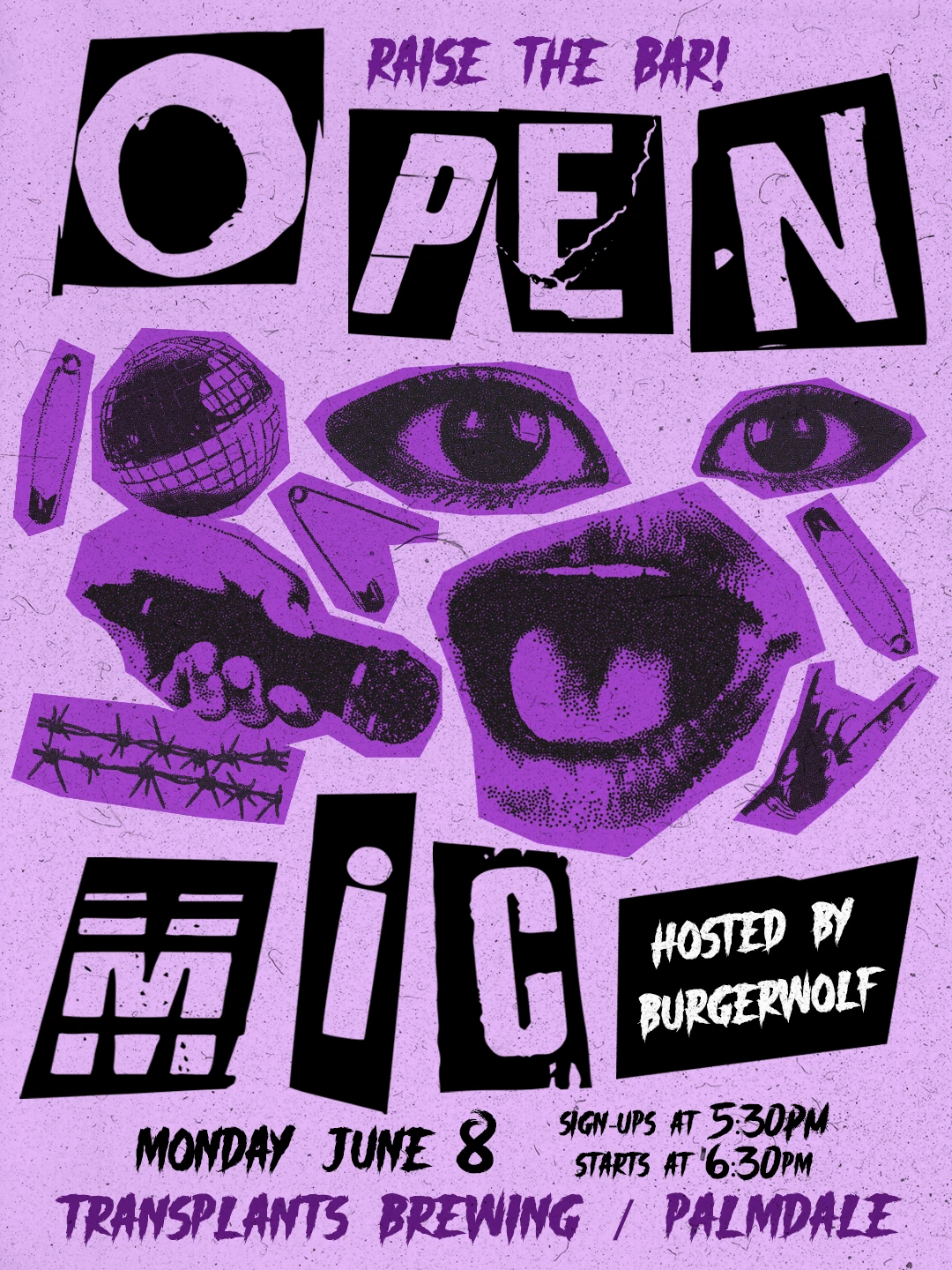 Event poster for concert
