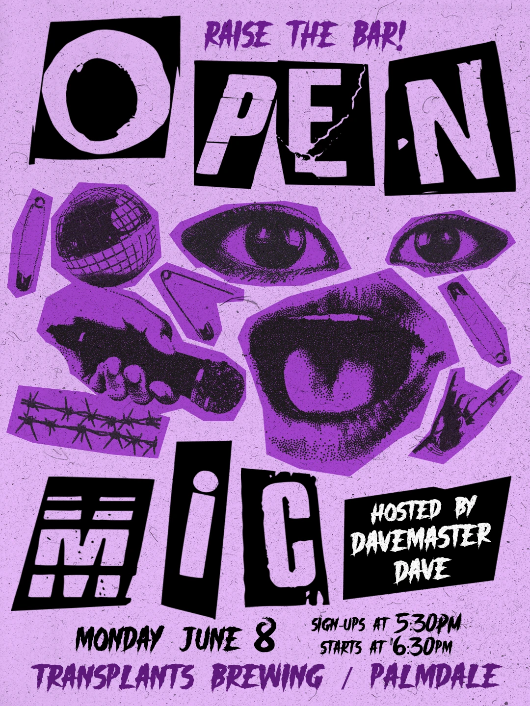 Event poster for concert