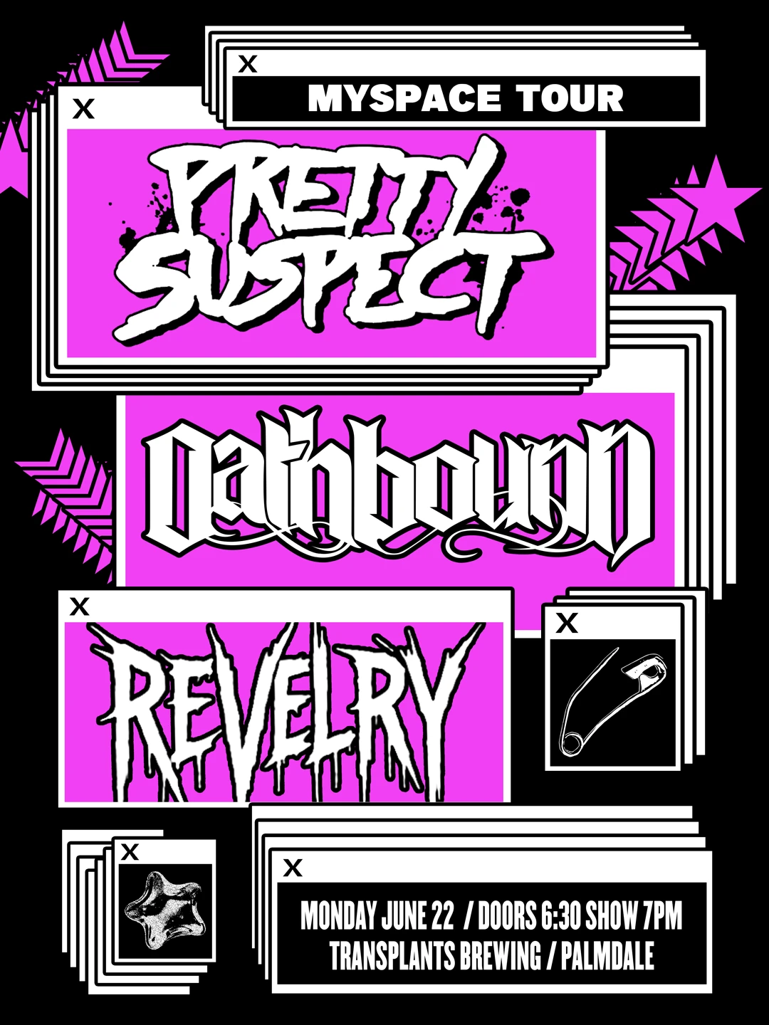 Event poster for concert