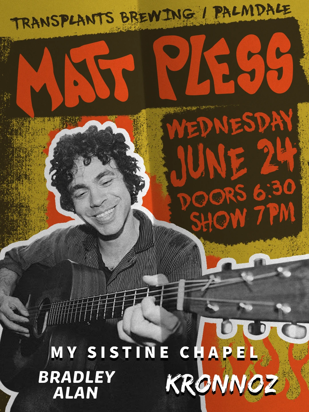 Event poster for concert