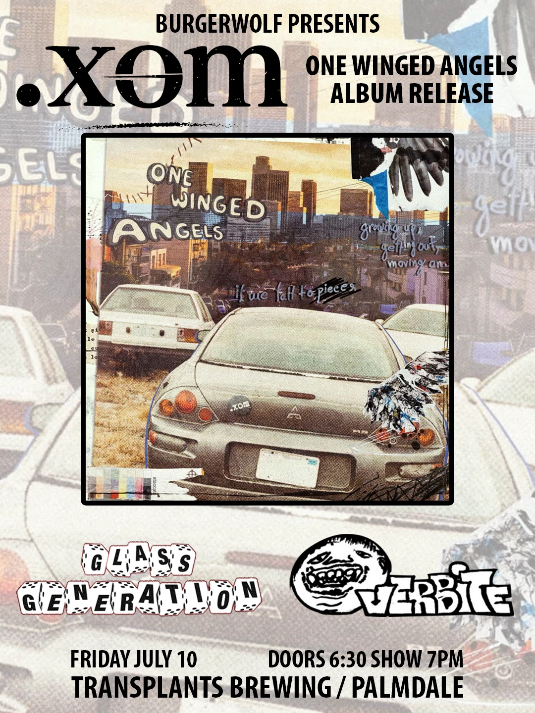 Event poster for concert