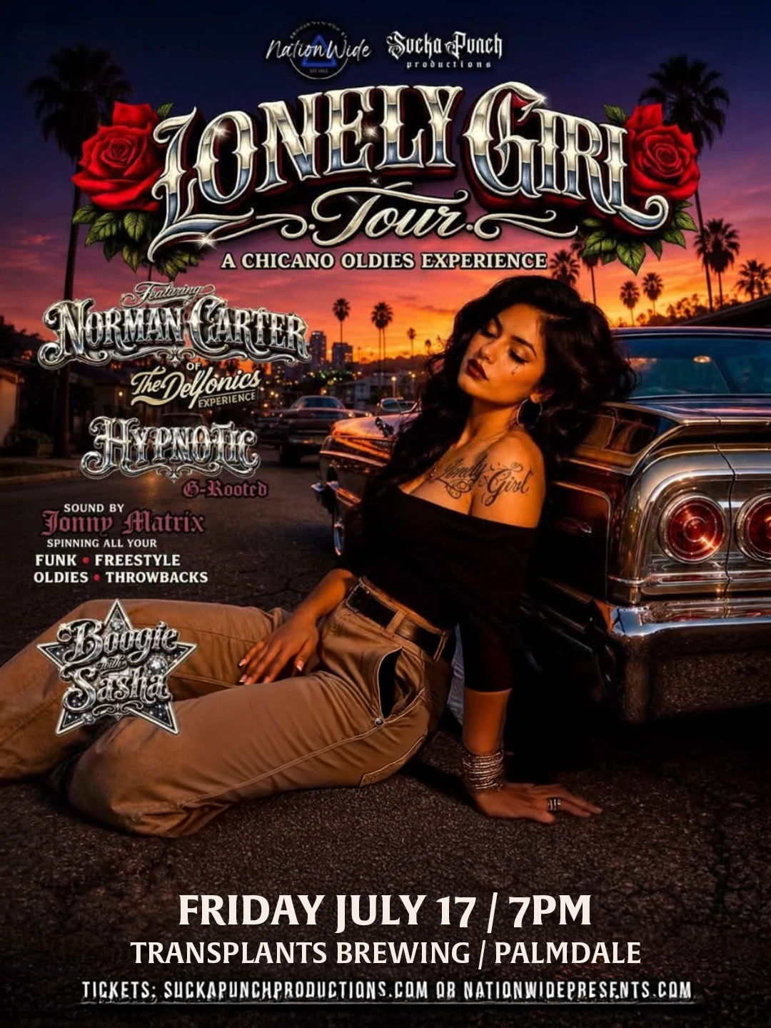 Event poster for concert