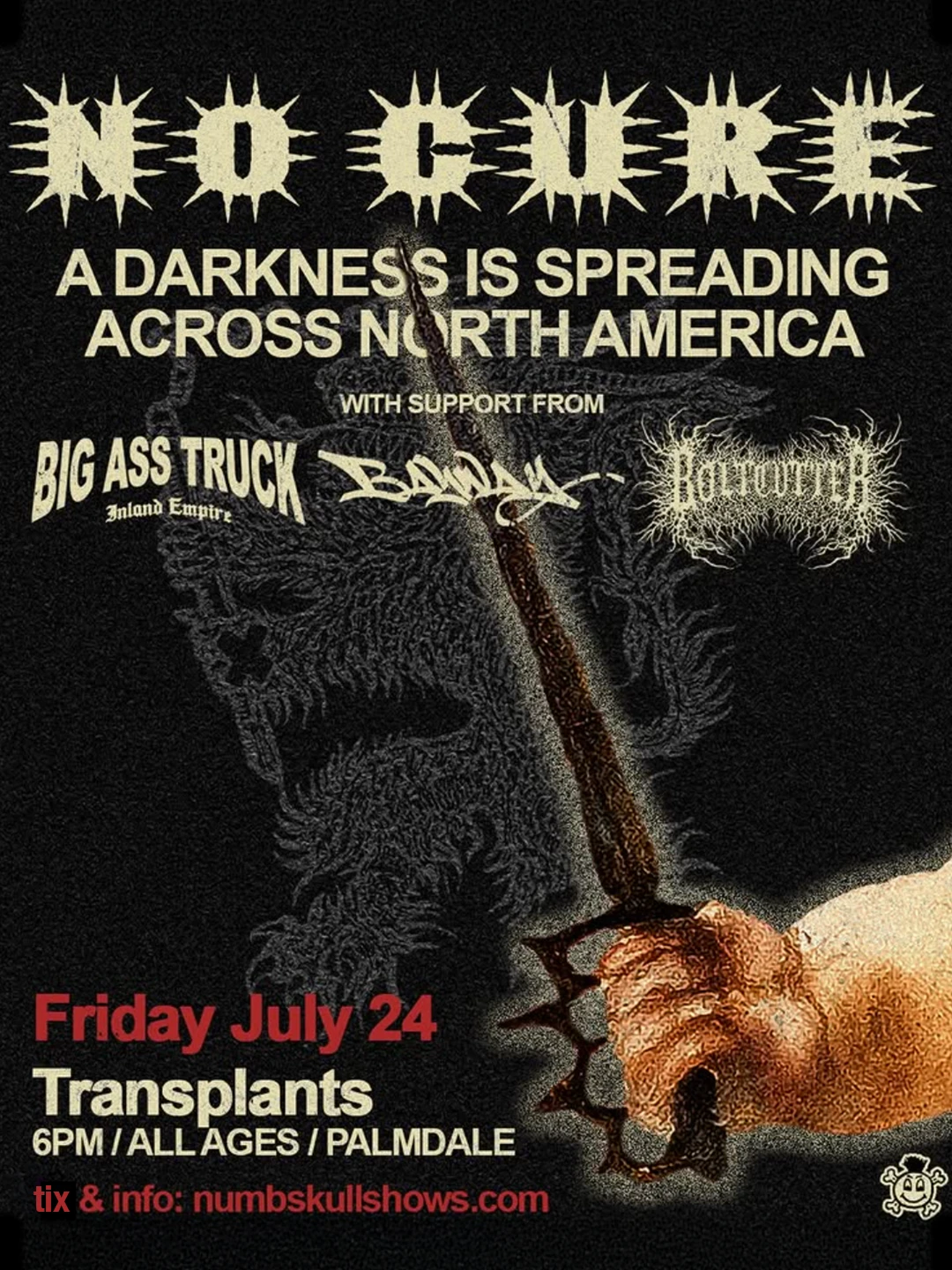 Event poster for concert
