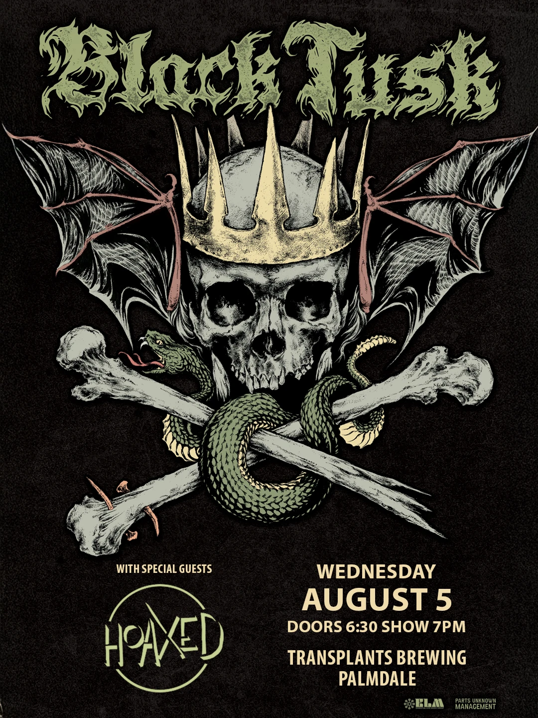 Event poster for concert