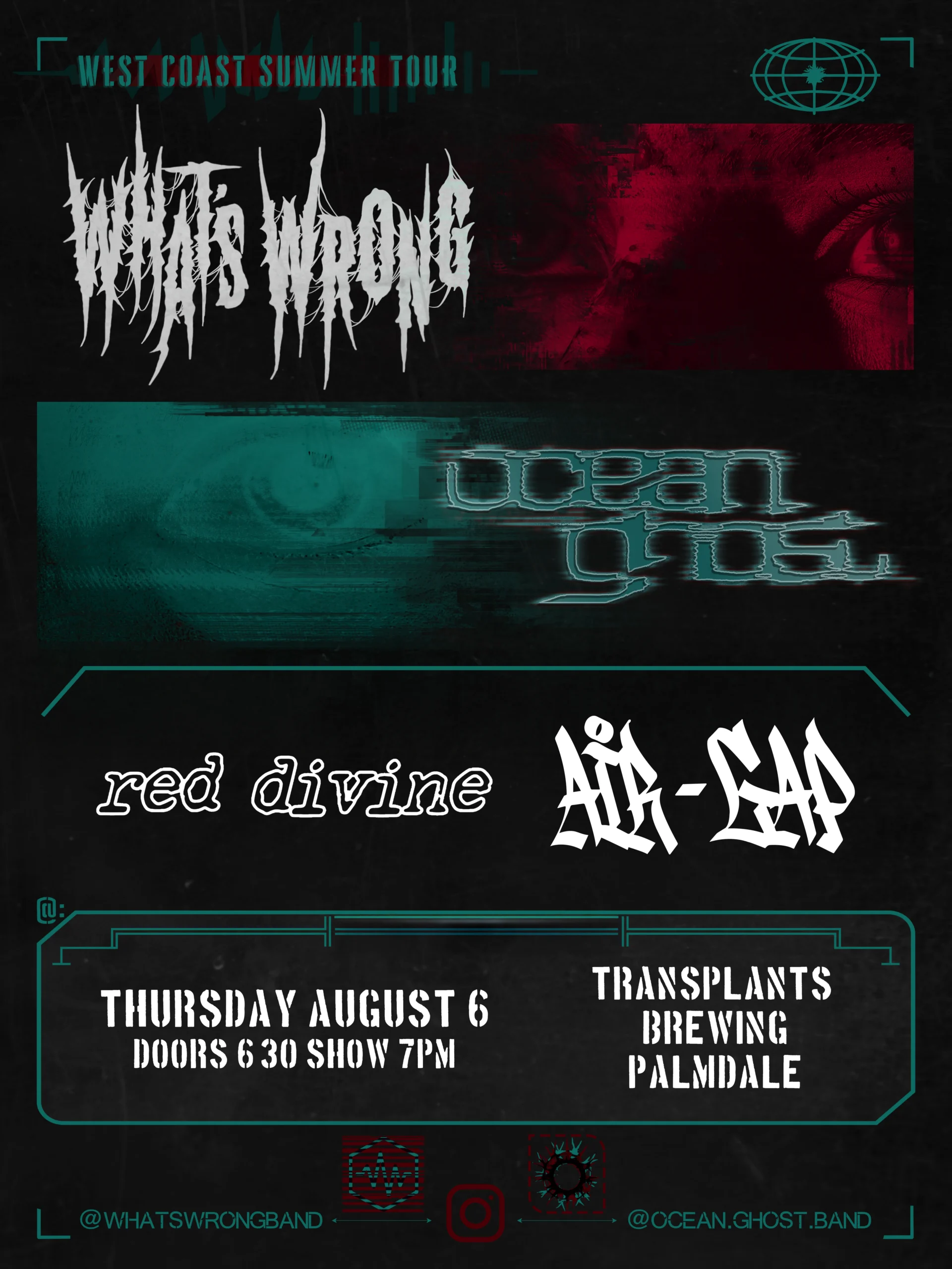 Event poster for concert