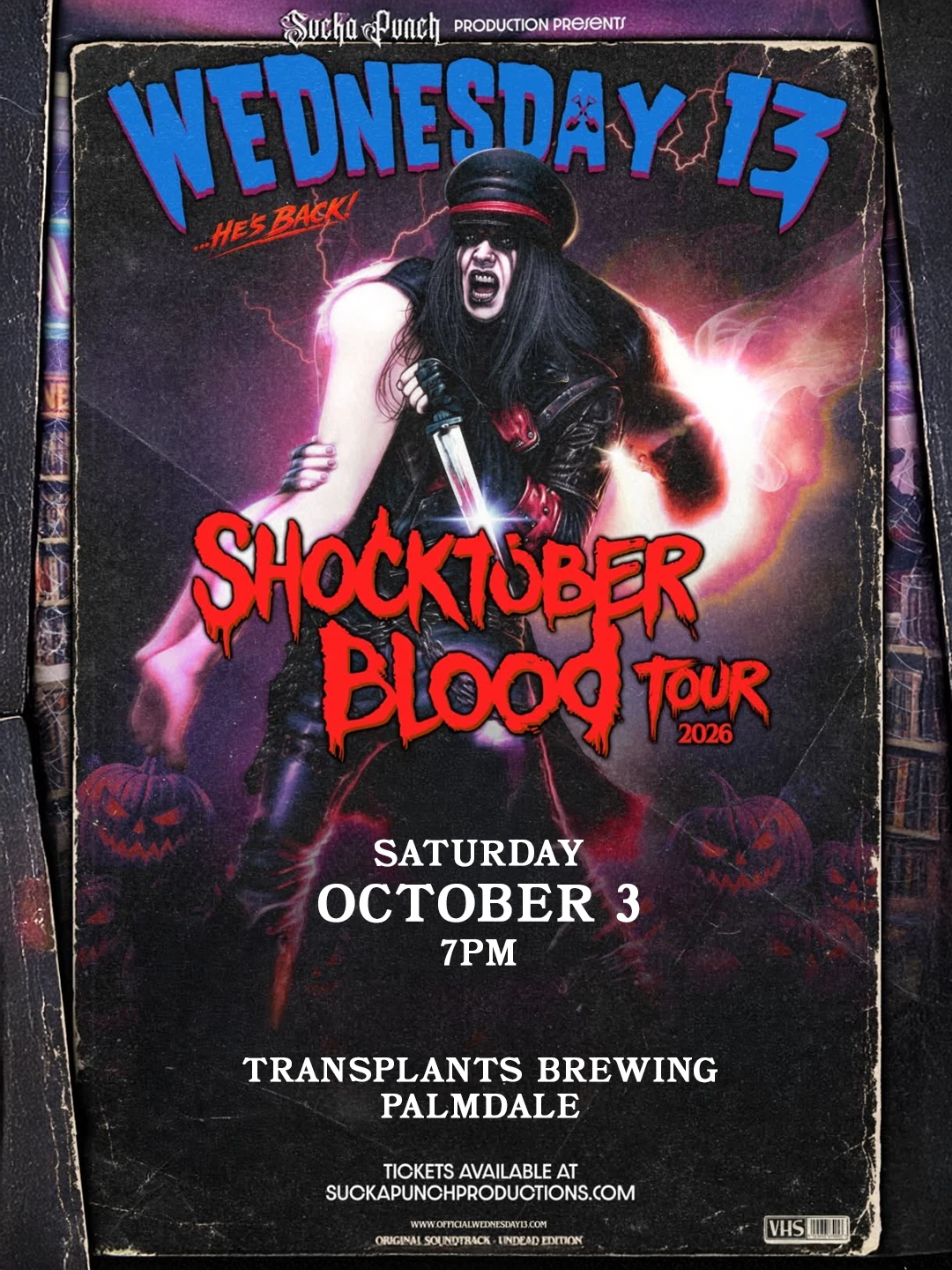 Event poster for concert