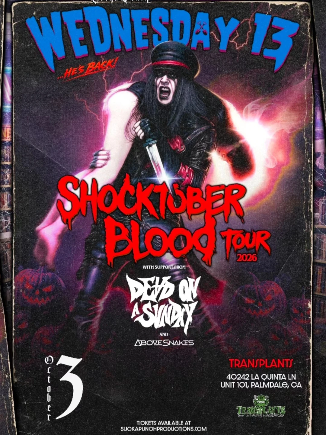 Event poster for concert