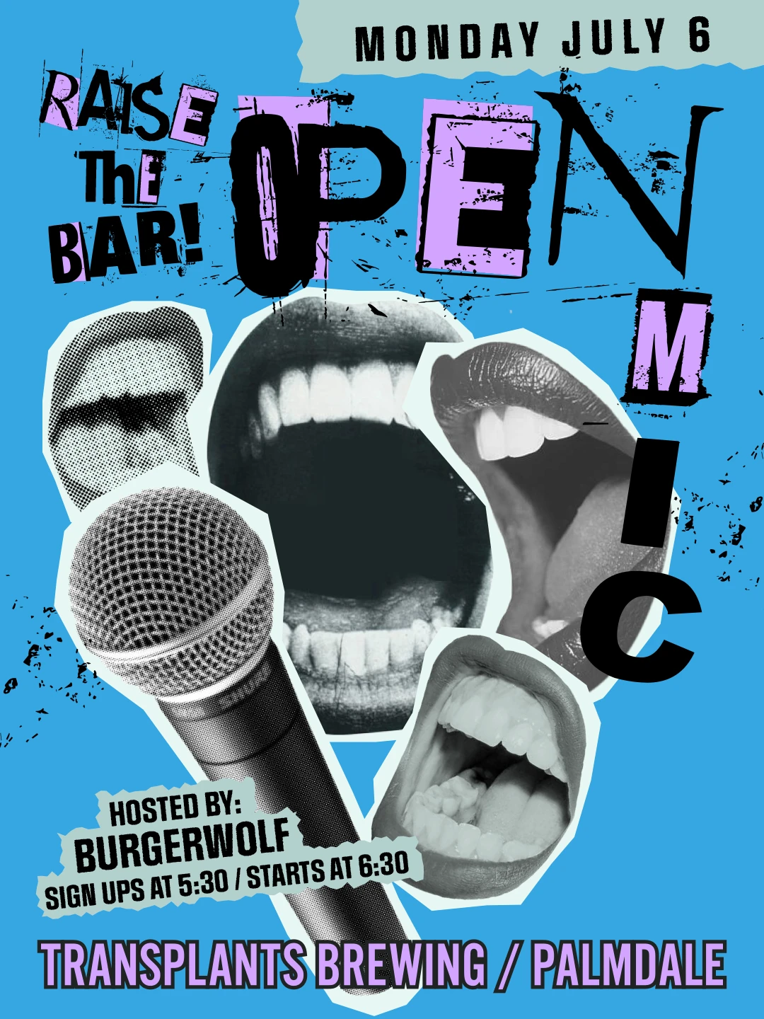 Event poster for concert