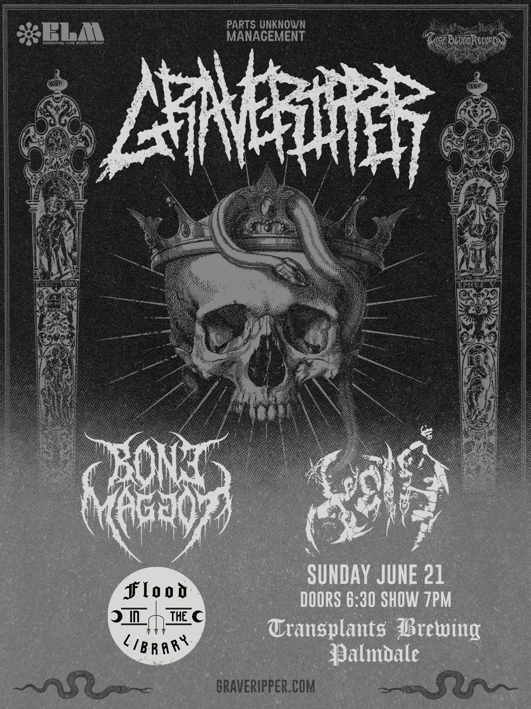 Event poster for concert