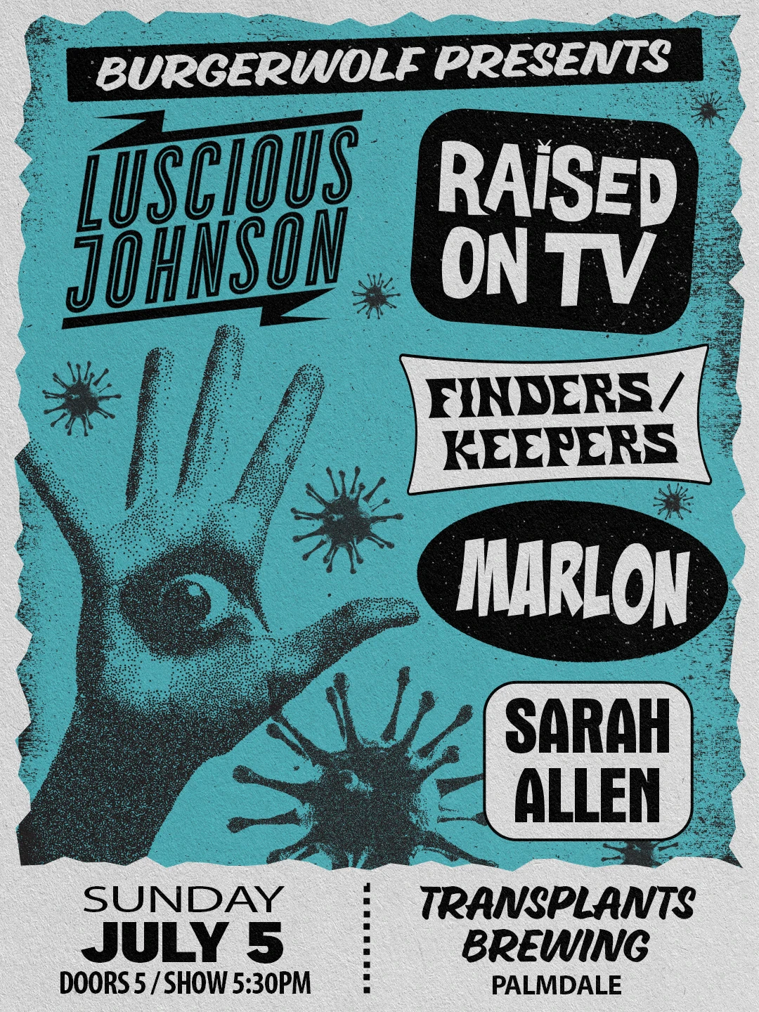 Event poster for concert