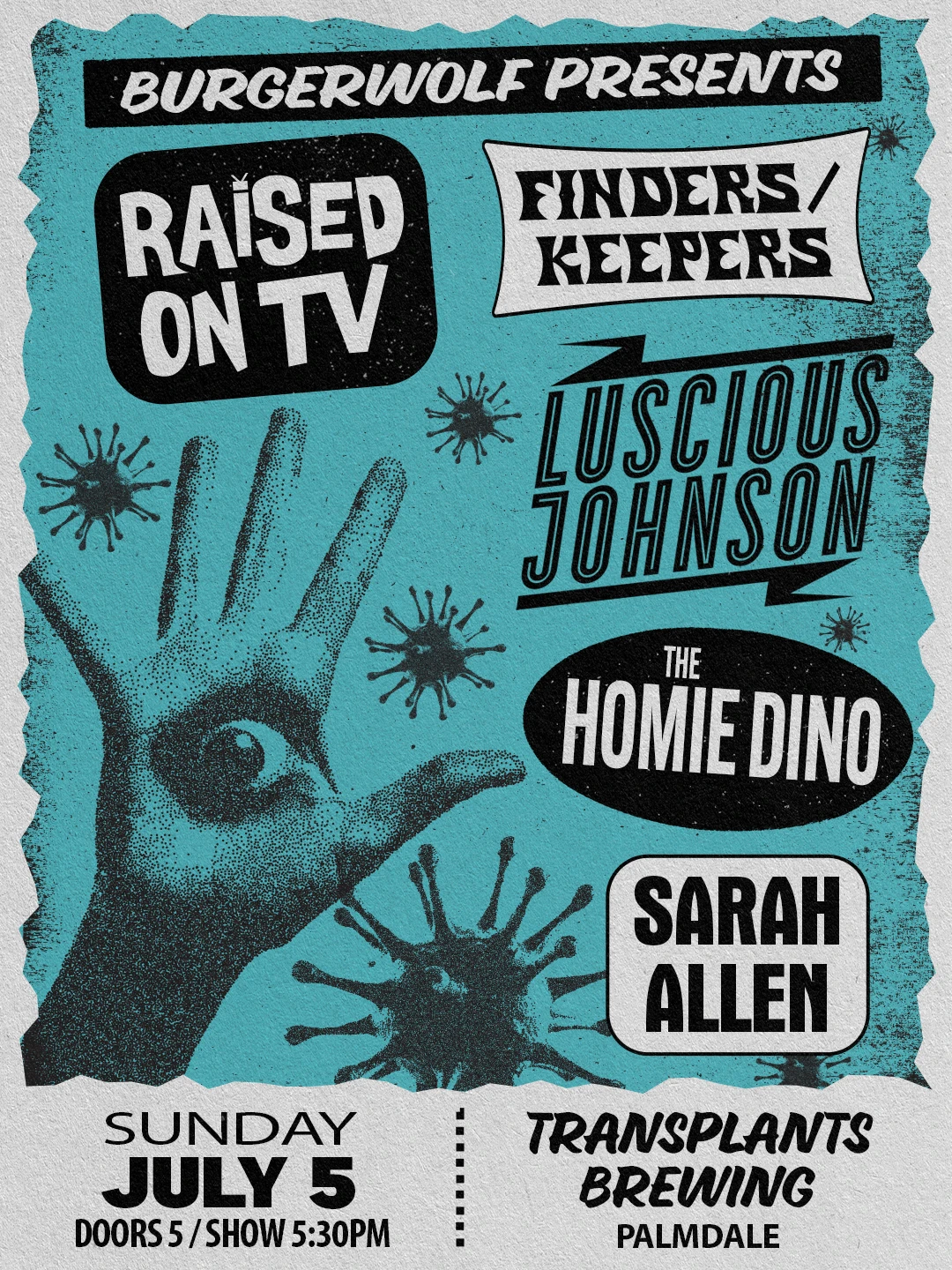 Event poster for concert