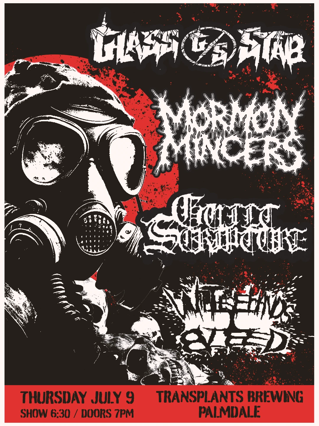 Event poster for concert