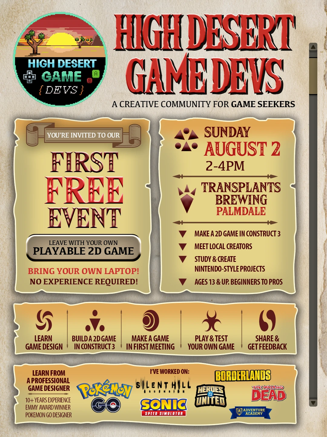 Event poster for other