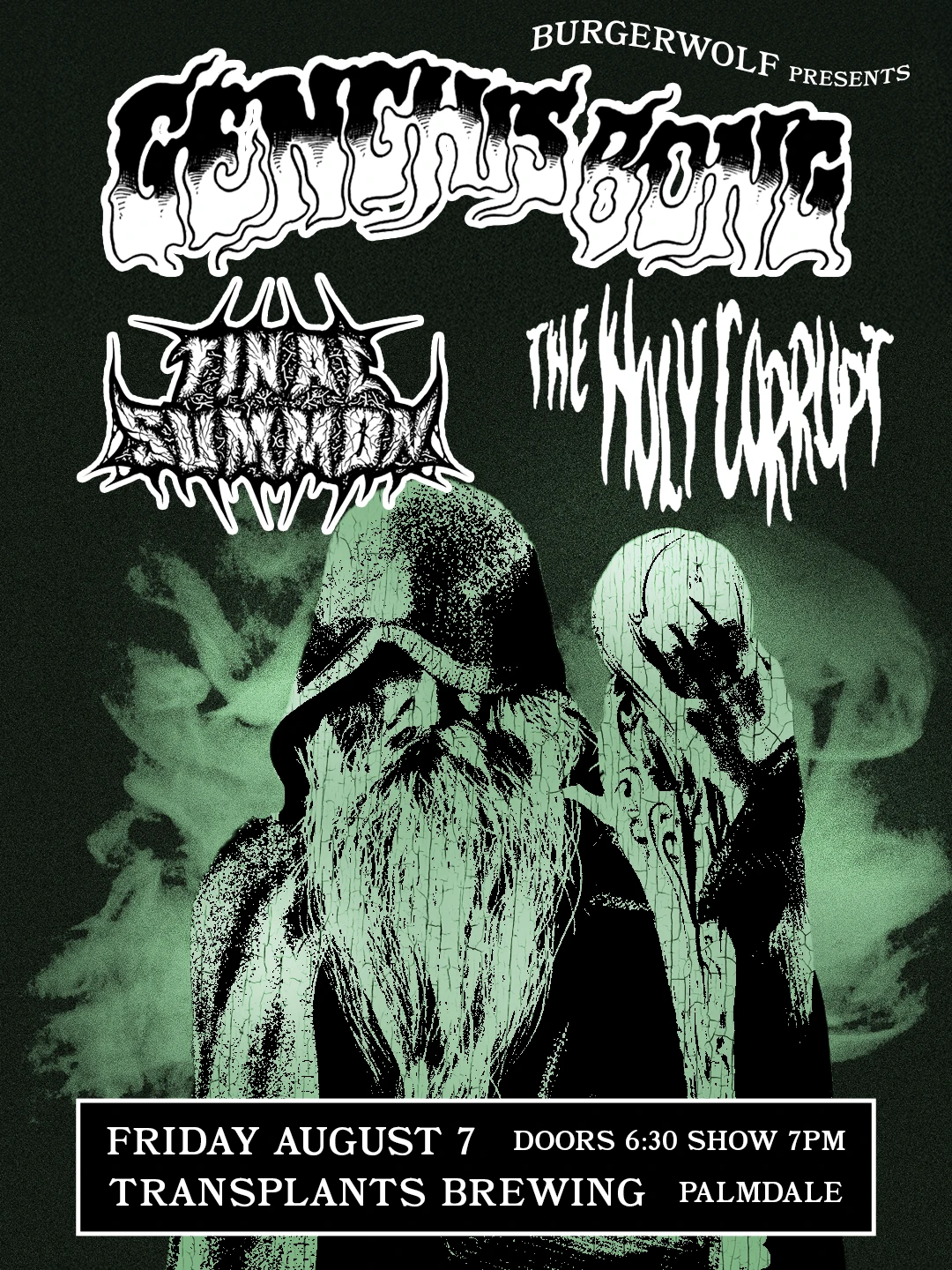Event poster for concert