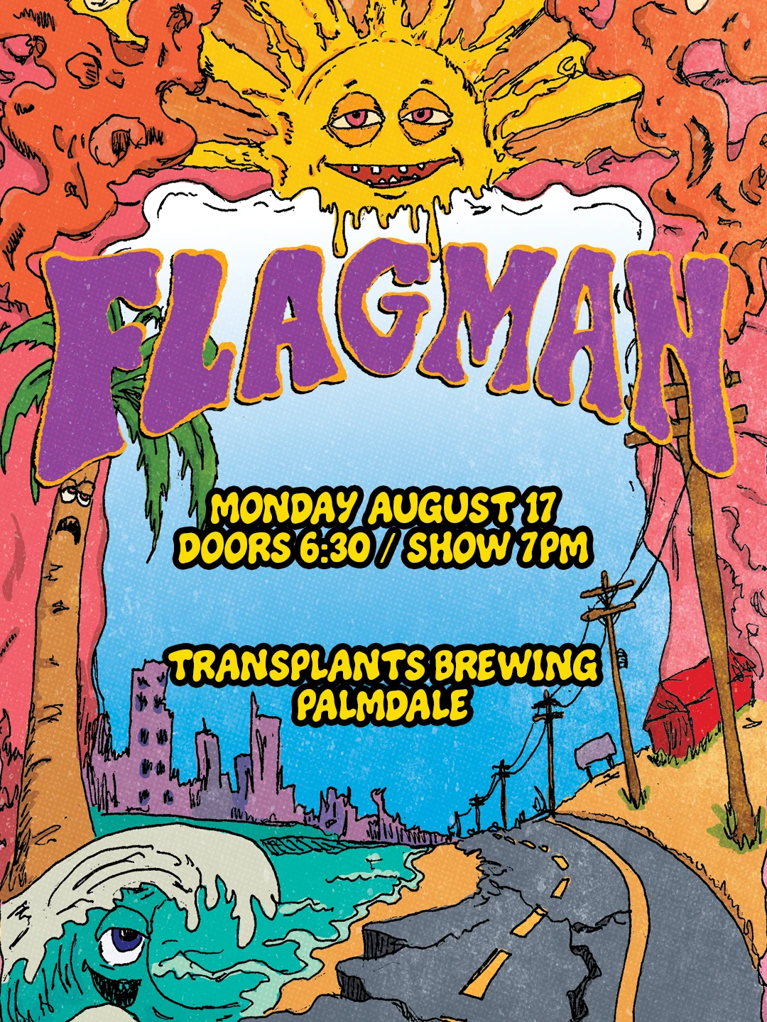 Event poster for concert