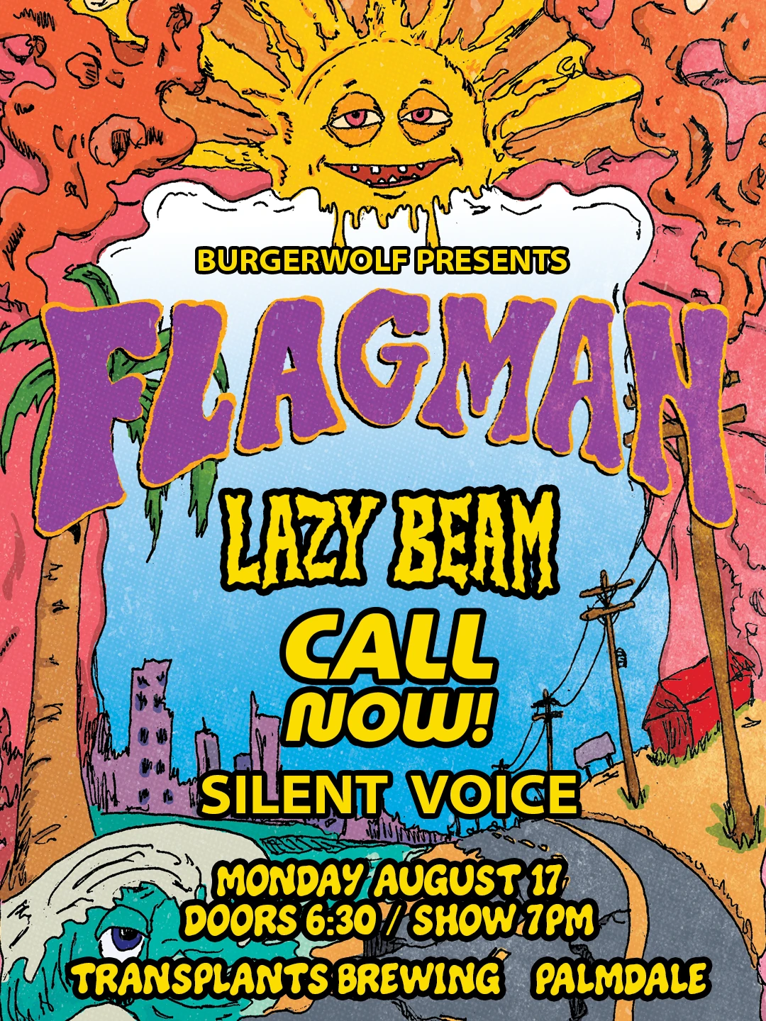 Event poster for concert
