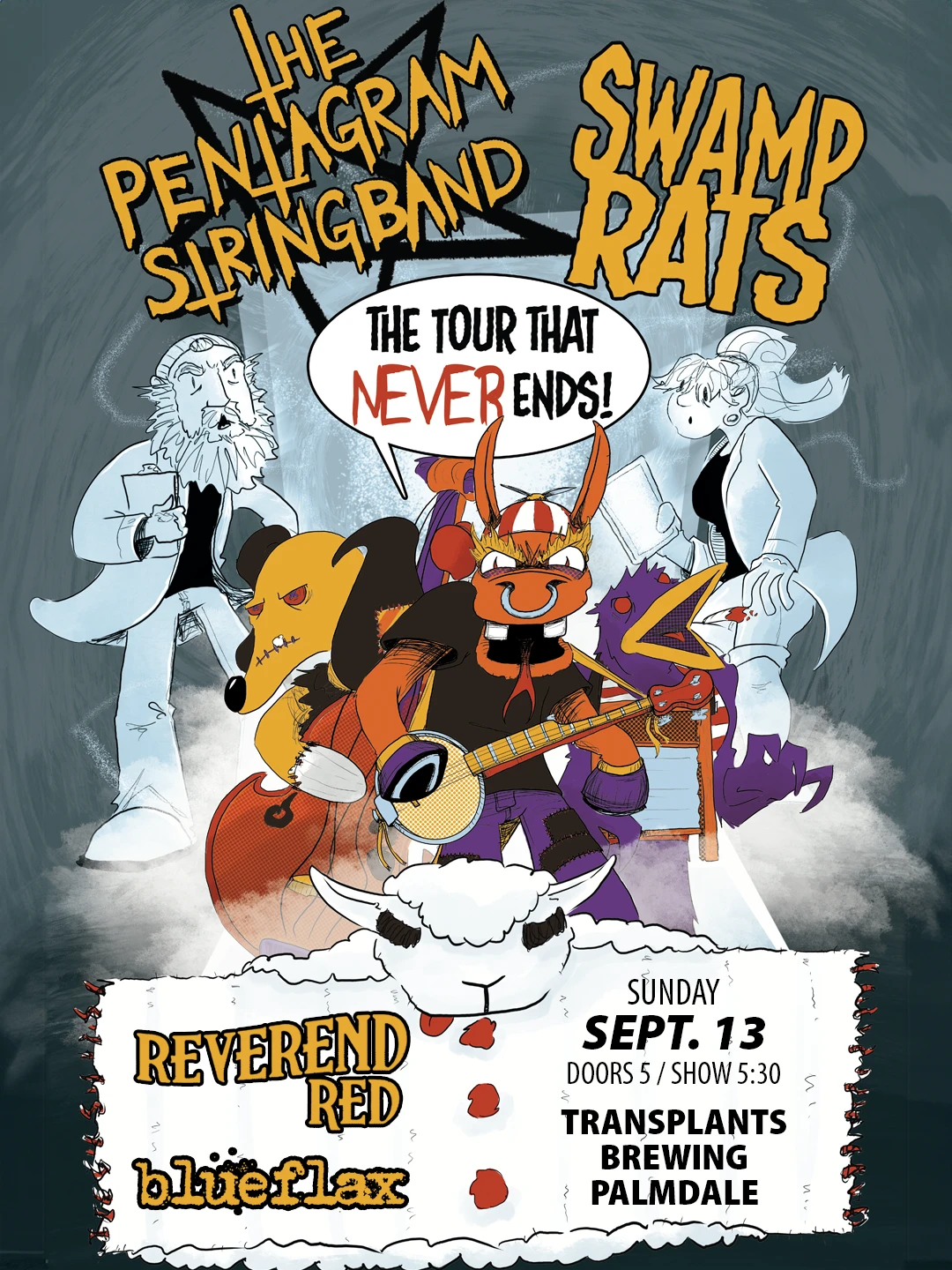 Event poster for concert