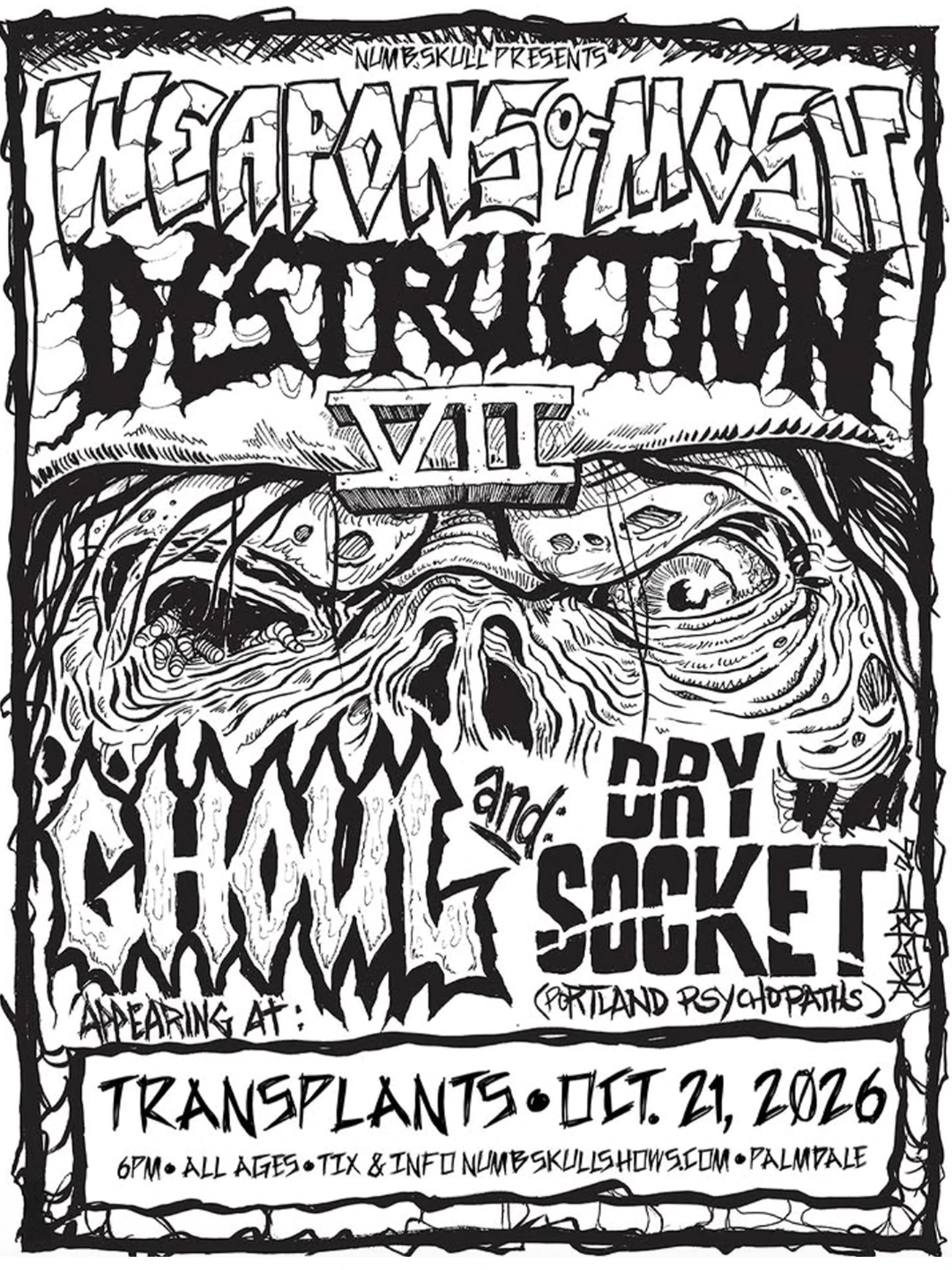 Event poster for concert