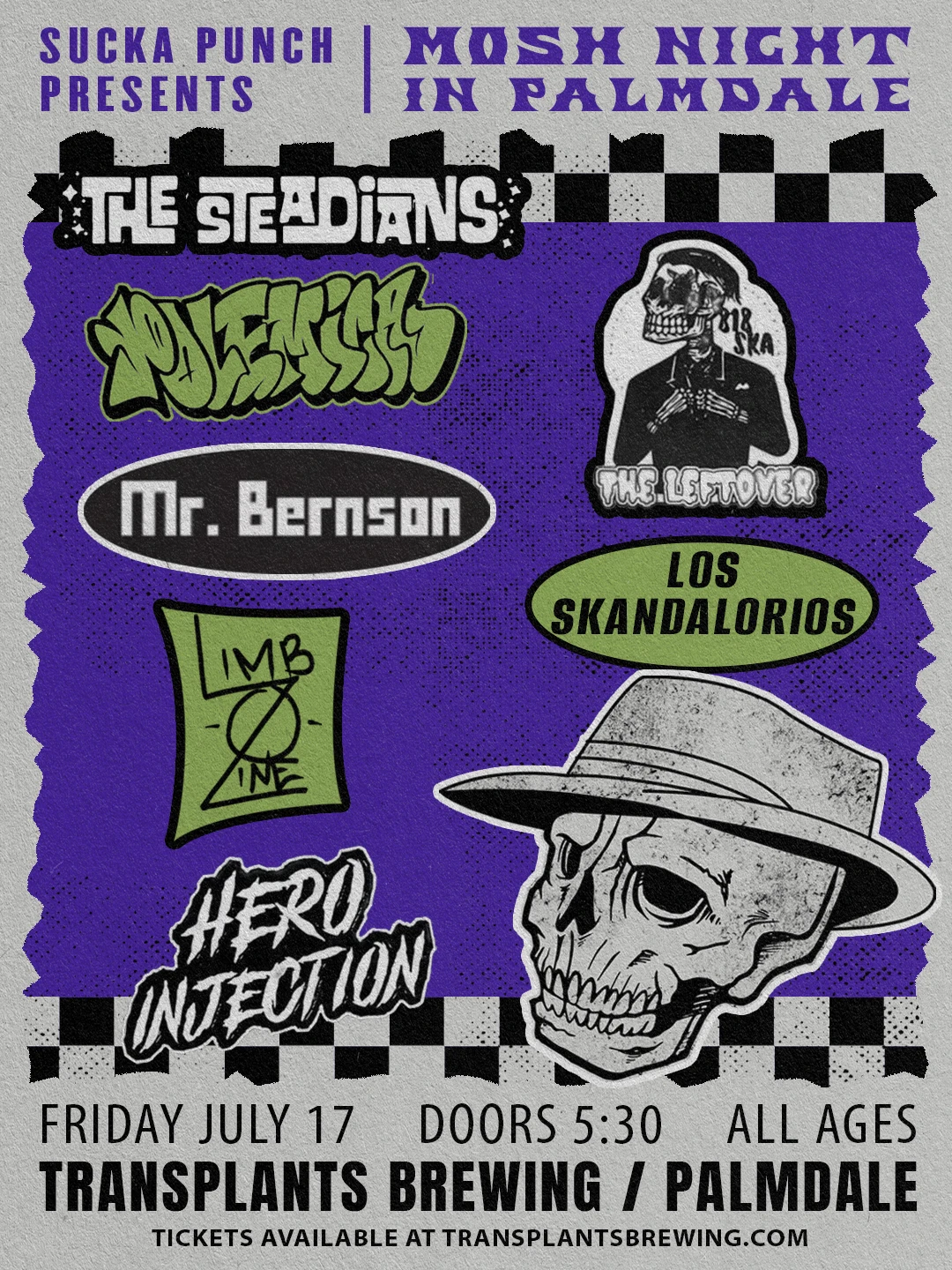 Event poster for concert