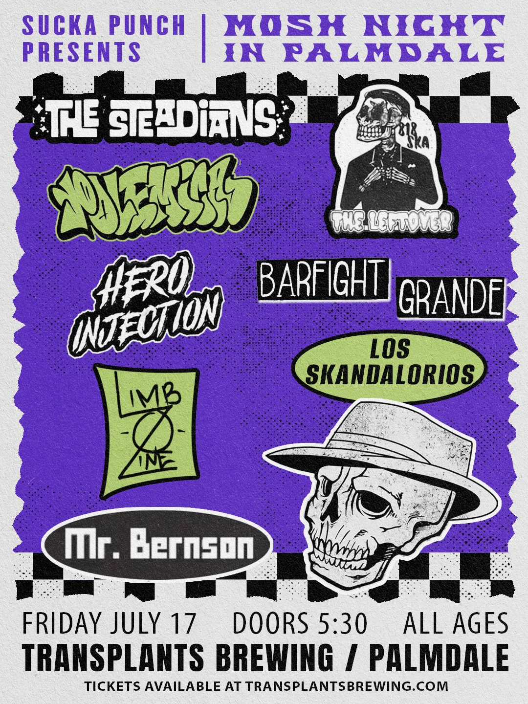 Event poster for concert