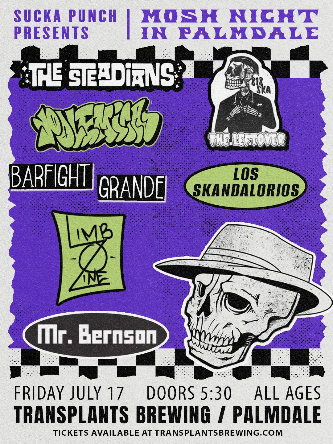 Event poster for concert