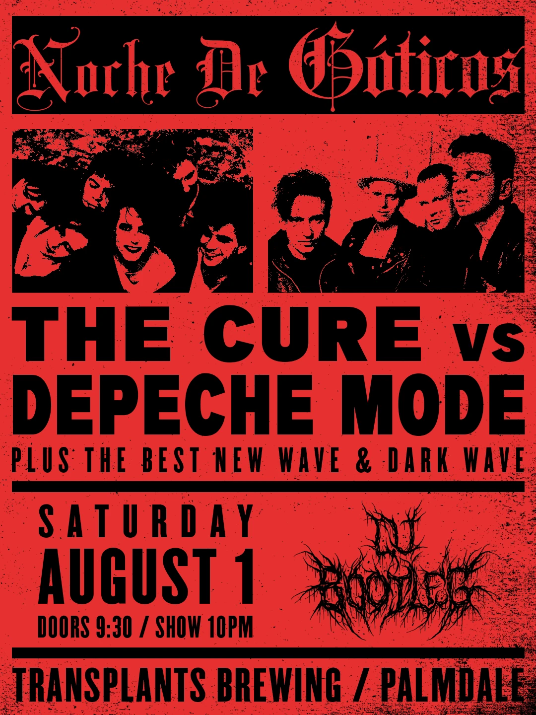 Event poster for dj
