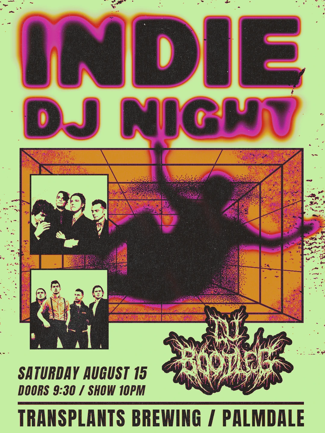 Event poster for dj