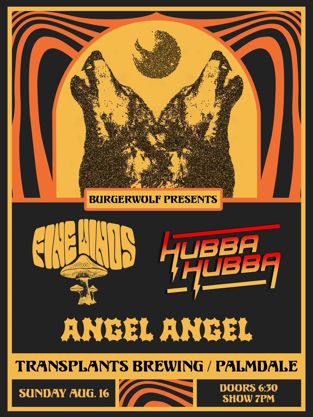 Event poster for concert