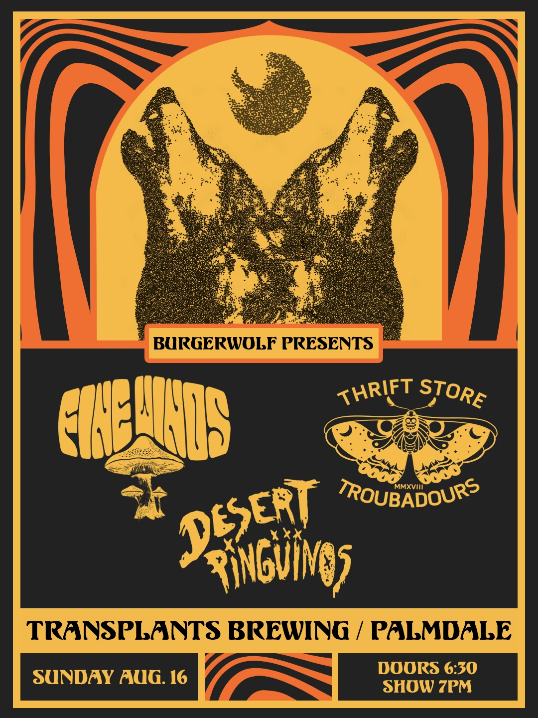 Event poster for concert