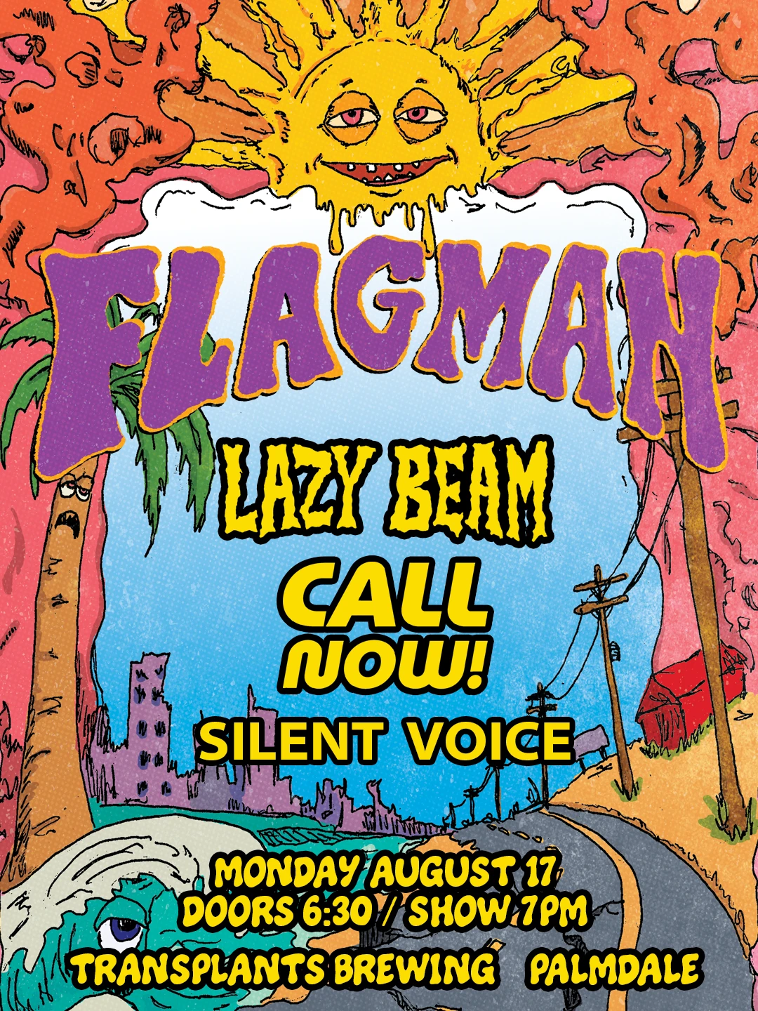 Event poster for concert