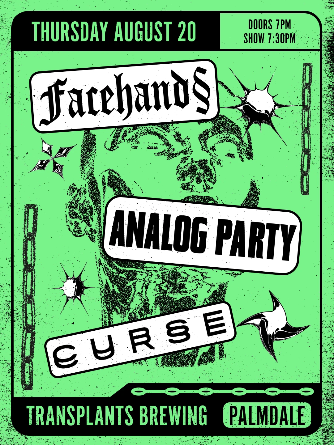 Event poster for concert