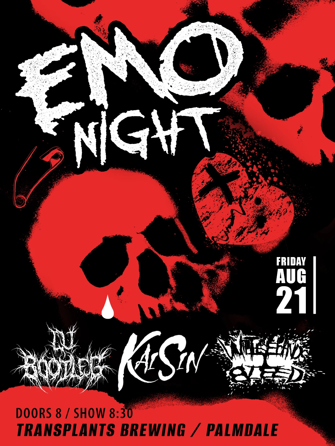 Event poster for dj