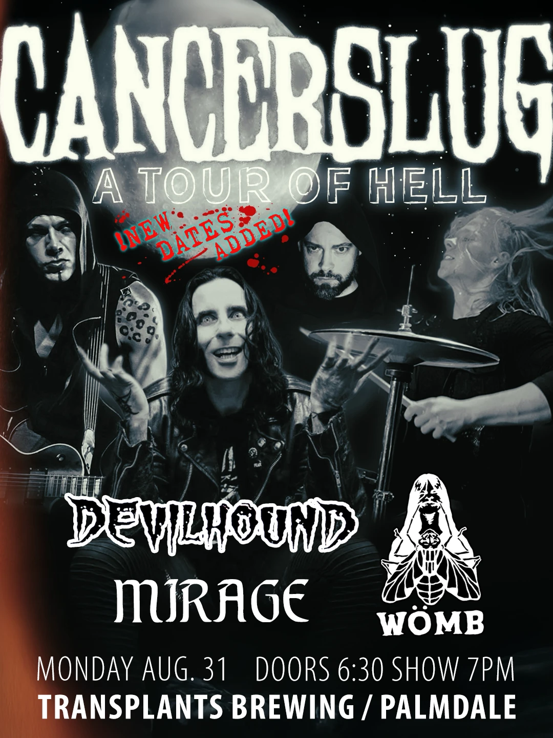 Event poster for concert