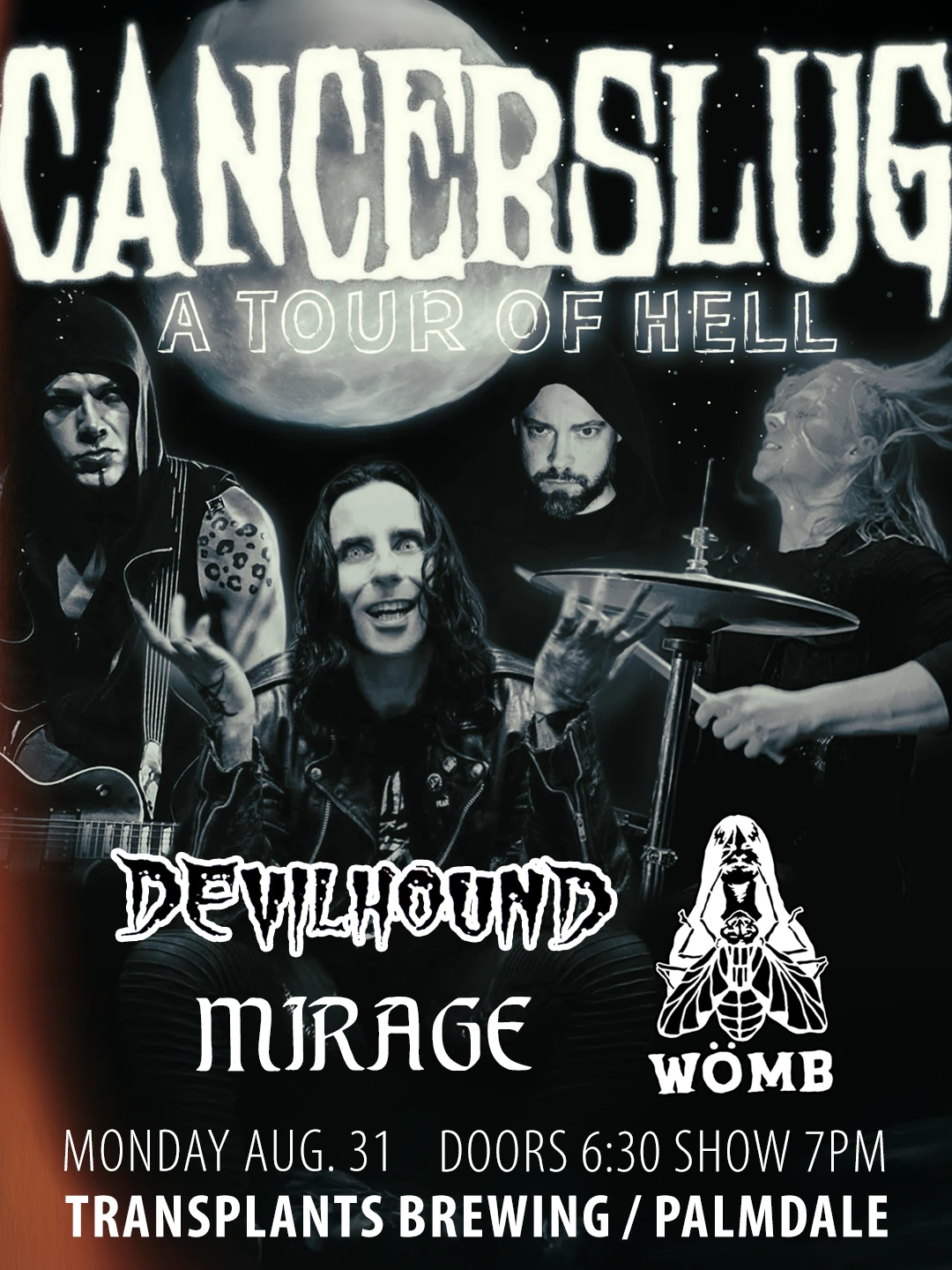 Event poster for concert