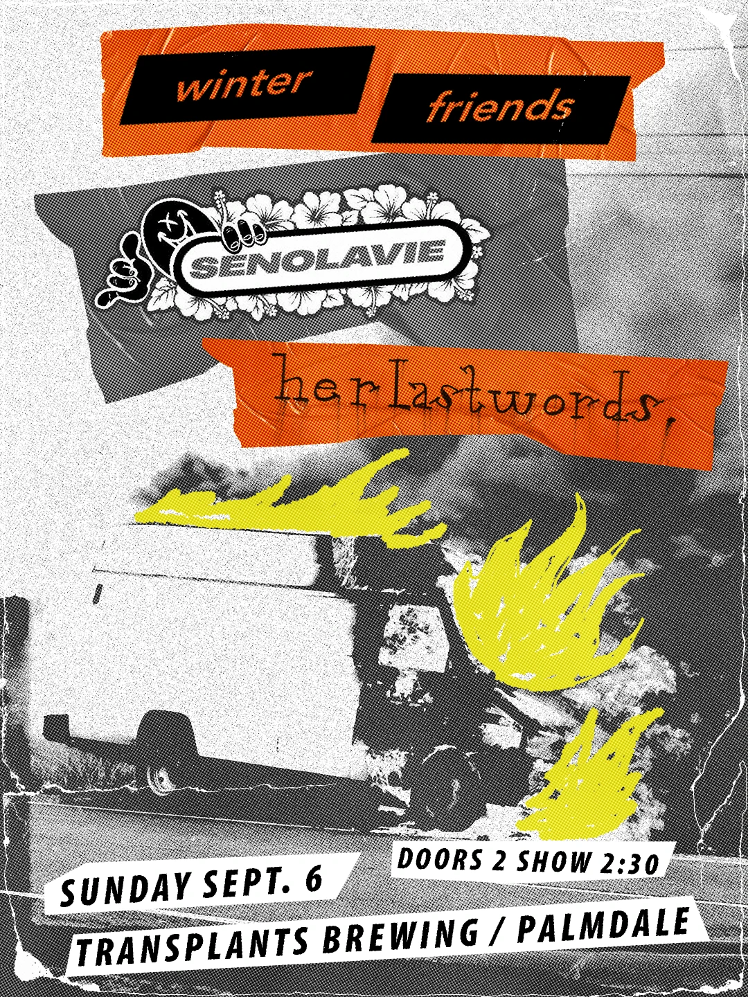 Event poster for concert