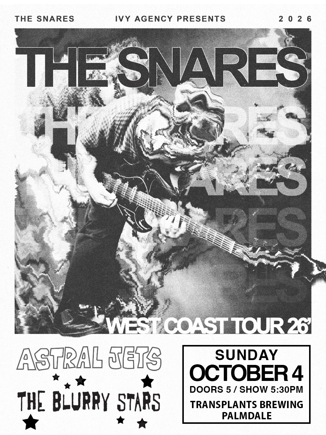Event poster for concert