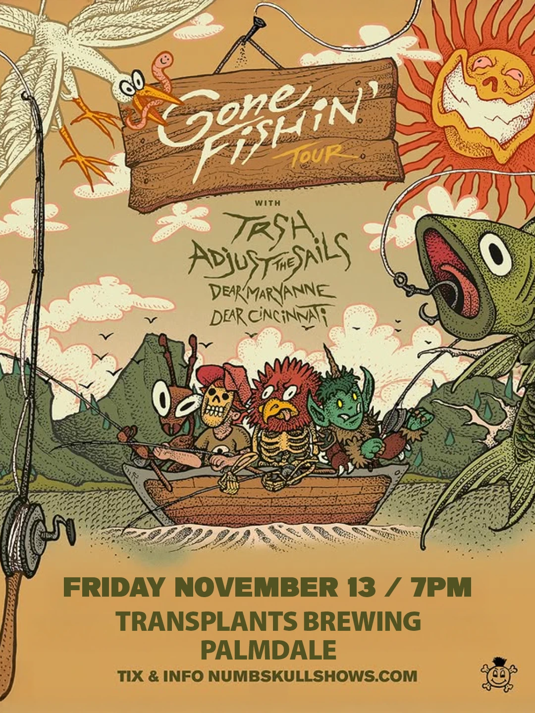 Event poster for concert