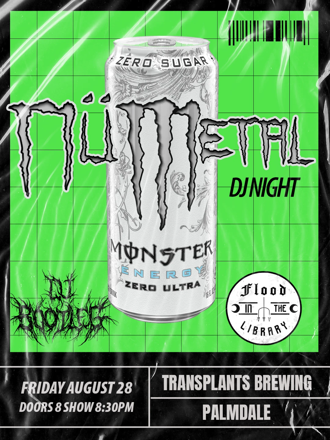Event poster for dj