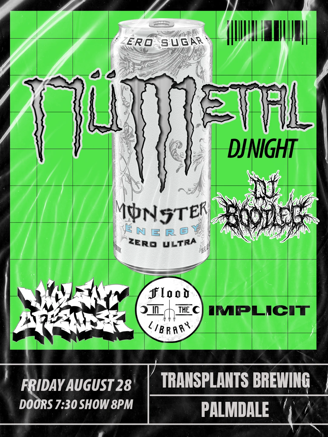 Event poster for dj