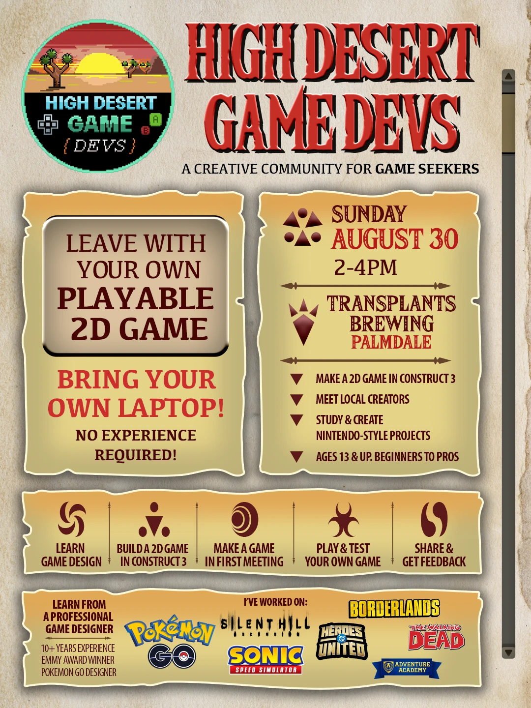 Event poster for other
